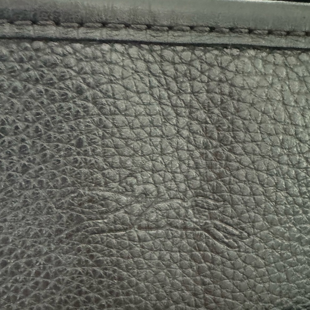 Longchamp Black Pebbled Leather Tote with Top Handles - Picture 3 of 15
